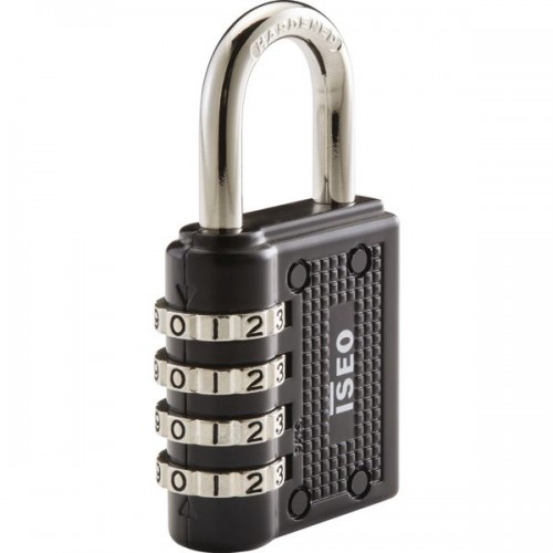 CADENAS A CHIFFRES CITY 44/40NOIR 4MOLETTES