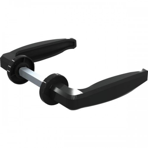 BEQUILLE DOUBLE POUR SERRURE EN ZAMAK POUR TUBE 40 / 50 MM CARRE 8