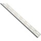 CREMAILLERE 3201 DBL.PERFOR 206CM EPOXY BLANC