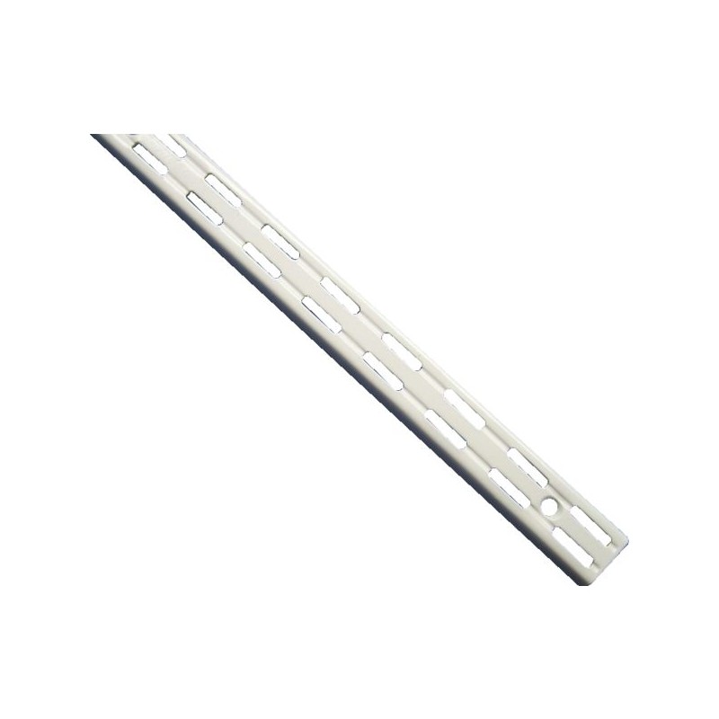 CREMAILLERE 3201 DBL.PERFOR 95CM E POXY BLANC