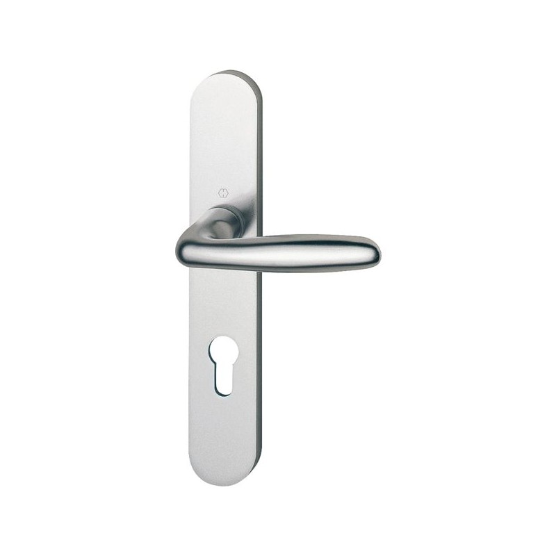 ENSEMBLE DE PORTE VERONA ANODISE ARGENT - BEC DE CANE