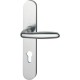 ENSEMBLE DE PORTE VERONA ANODISE ARGENT - BEC DE CANE CONDAMNATION