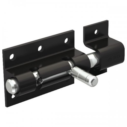 VERROU DE BOX AVEC PORTECADENAS A VISSER TIGE ACIERZINGUE DIAM 16 MM