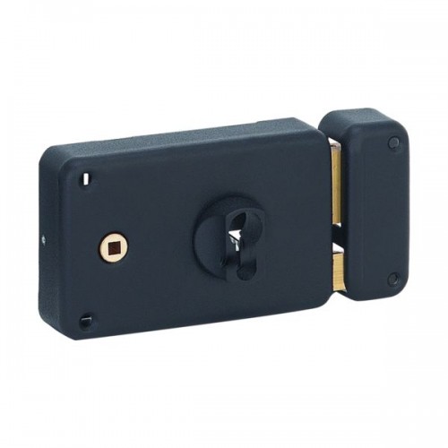 PLAQUE DE FIXATION HORIZONTALEA SOUDER POUR SERRURE DE GRILLE