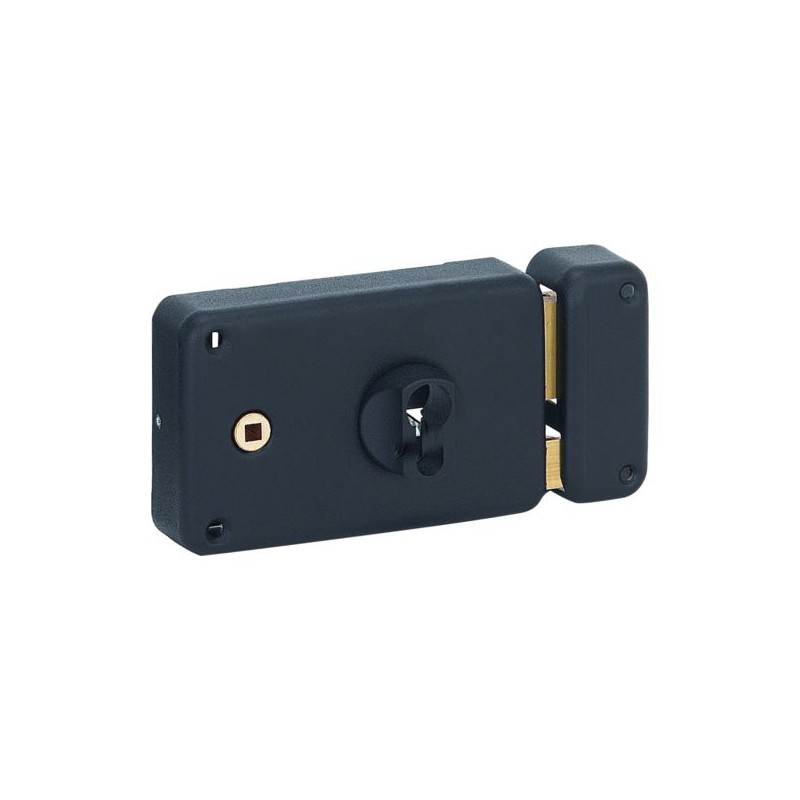 PLAQUE DE FIXATION HORIZONTALEA SOUDER POUR SERRURE DE GRILLE