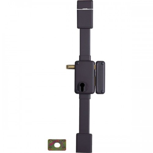 SERRURE 3 POINTS BELUGA CP MARRON A FOUILLOT 75 X 130 MM DROITE