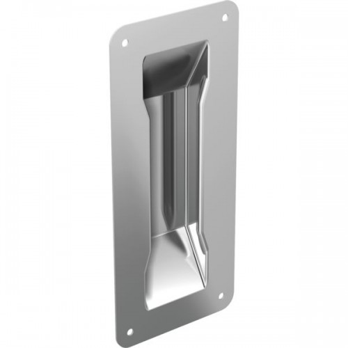 POIGNEE CUVETTE 200X90MM AENCASTRER ACIER 15/10 ZINGUEL 200 MM LARG 90 MM