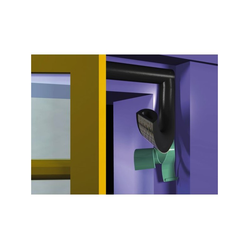 JOINT CAOUTCHOUC ADHESIF ELLENFLEX JOINT K 15M NOIR