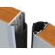 BATTEMENT ETANCHEITE: PROFIL ANODISE BB 224CM
