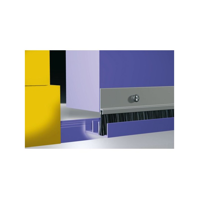 BAS DE PORTE GARAGE ALU. IBS-80 300 CM