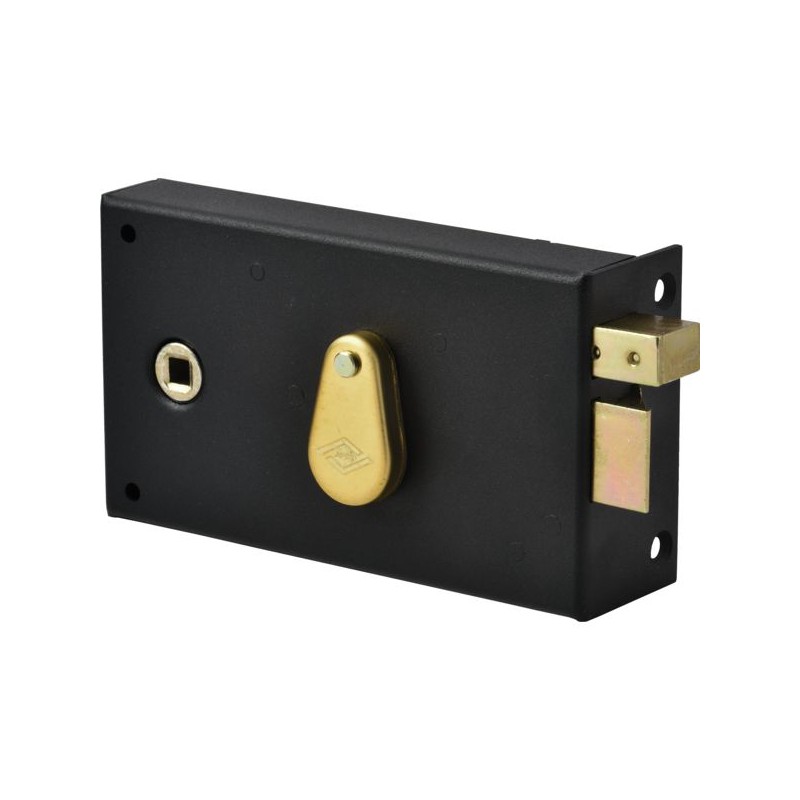 SERRURE EN APPLIQUE MONOPOINTA CHIFFRES HORIZ. PENE DT 1/2T DROITE