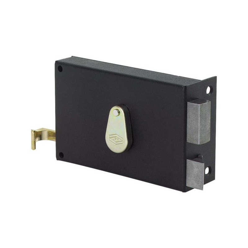 SERRURE EN APPLIQUE MONOPOINT4 GORGES HORIZONTALE A FOUILLOT C40 GAUC