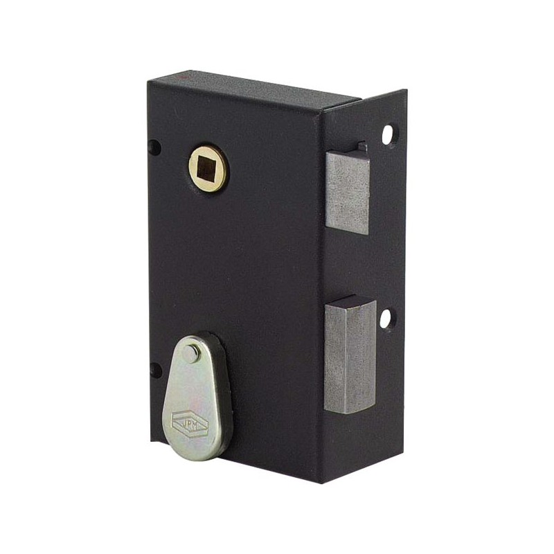 SERRURE EN APPLIQUE MONOPOINT4 GORGES VERTICALE A FOUILLOTC40 DROITE