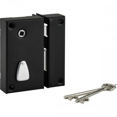 COFFRE EN APPLIQUE 6 GORGES VERTICAL À TIRAGE GAUCHE AXE À 45 MM