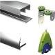 SET DE 2 POIGNEES 19MM -ALUMINIUM T3 - LG 2,8M