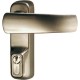 POIGNEE BEQUILLE + CYL GRAND MODELE GRIS METAL