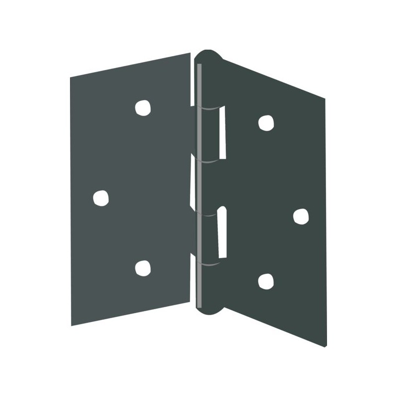 CHARNIERE CARRE A NUDROULE 70X70 ZINGUE