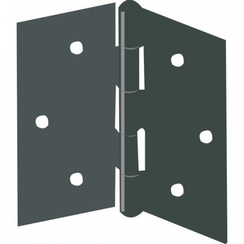 CHARNIERE CARRA A NUROULE 40X40 INOX