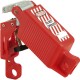 VERROUILLAGE AJUSTABLE (DE5,3A 9MM) POUR DISJONCTEUR A LEVIER, ROUGE