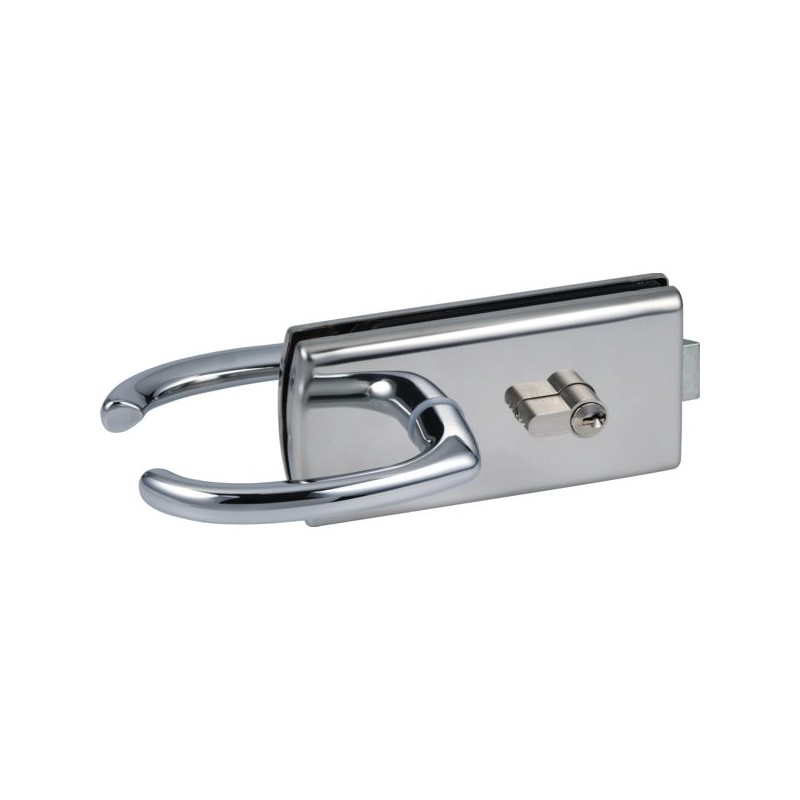 SERRURE DE MILIEU A BARILLETET BEQUILLES