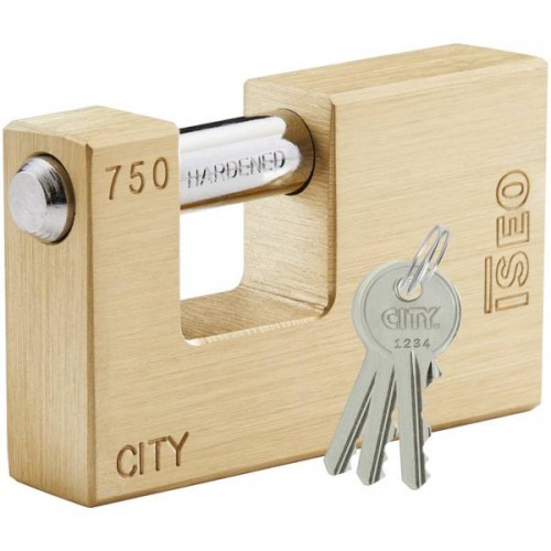 CADENAS CITY 900RECTANGULAIRE ANSE ACIER - 3CLES 90X60MM - V01