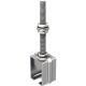SUPPORT ENVELOPPANT  TIGELONGUE M12 - RAIL ASSOCIE 5040