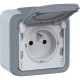 PRISE PLEXO COMPLET  DECOURANT ETANCHE SAILLIE 3P+T