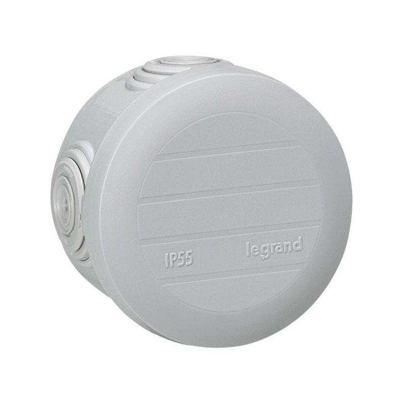 BOÎTE DE DERIVATION PLEXORONDE 60MM GRIS