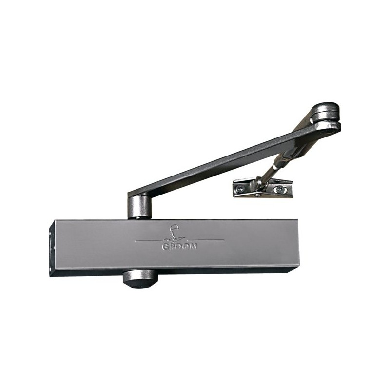 FERME-PORTE COMPLET GR150 BRAS STANDARD BLANC RAL 9016