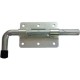 VERROU PISTOLET STANDARD SANSGACHE - D10 - ZINGUE BLANC