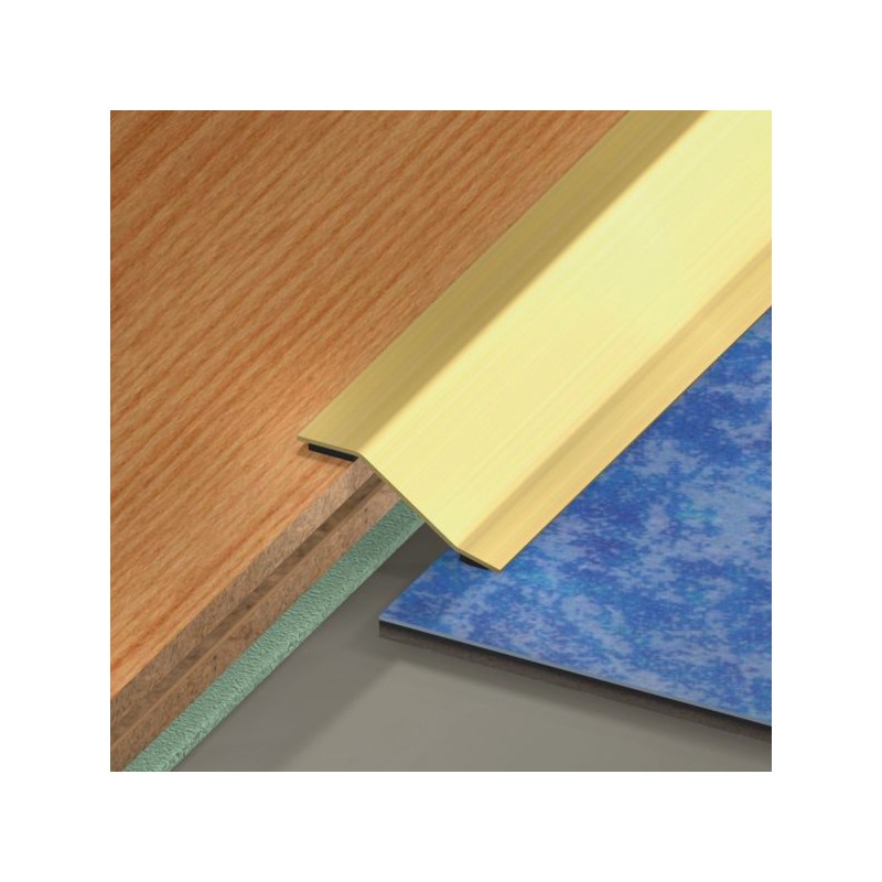 SEUIL 2 NIVEAUX ADHESIVESPRESTO INOX PLIE 40/93