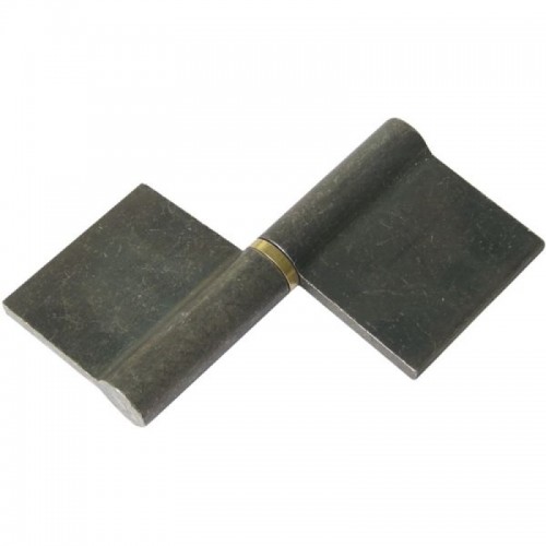 PAUMELLE DE GRILLE PROFILEE 140 - BAGUE LAITON - LAMES AU CENTRE - GRENAILLEE