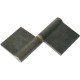 PAUMELLE DE GRILLE PROFILEE 60 BAGUE LAITON - LAMES AU CENTRE - GRENAILLEE