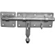 VERROU D'ECURIE PORTE-CADENAS ZINGUE BLANC