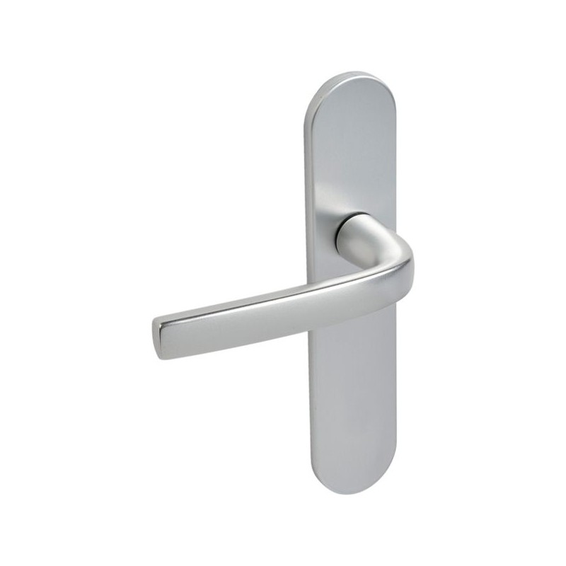 ENSEMBLE LOGIO - PETITE PLAQUE- ENTRAXE 165MM - BEC DE CANE ARGENT