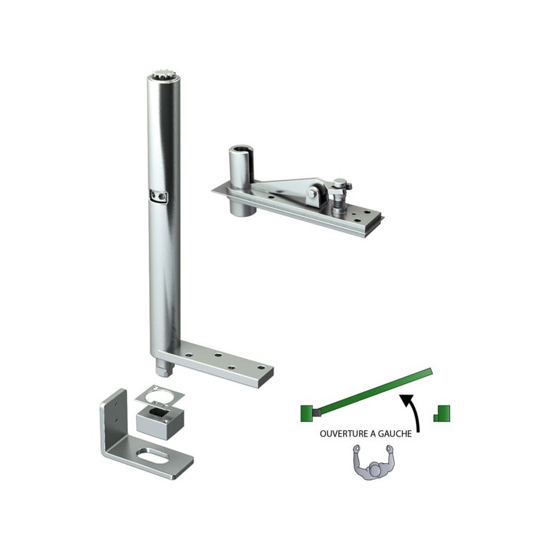 PIVOT FERME-PORTAIL INVISIBLE 200 KG DROITE