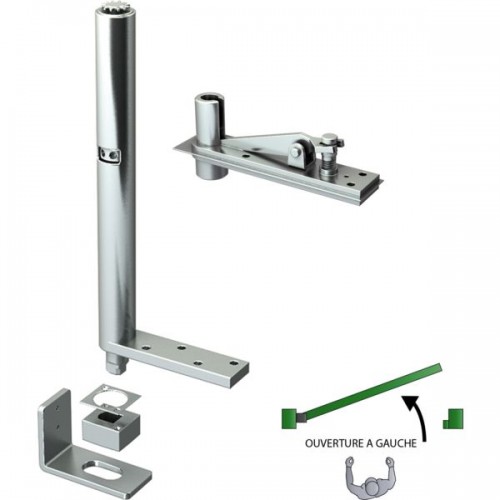 PIVOT FERME-PORTAIL INVISIBLE 200 KG GAUCHE