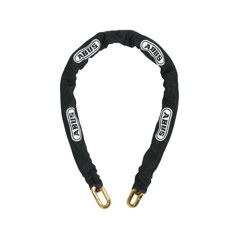 CHAINE ANTIVOL CARREE CEMENTEE10 MM X 110 CM NOIR