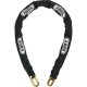 CHAINE ANTIVOL CARREE CEMENTEE10 MM X 110 CM NOIR