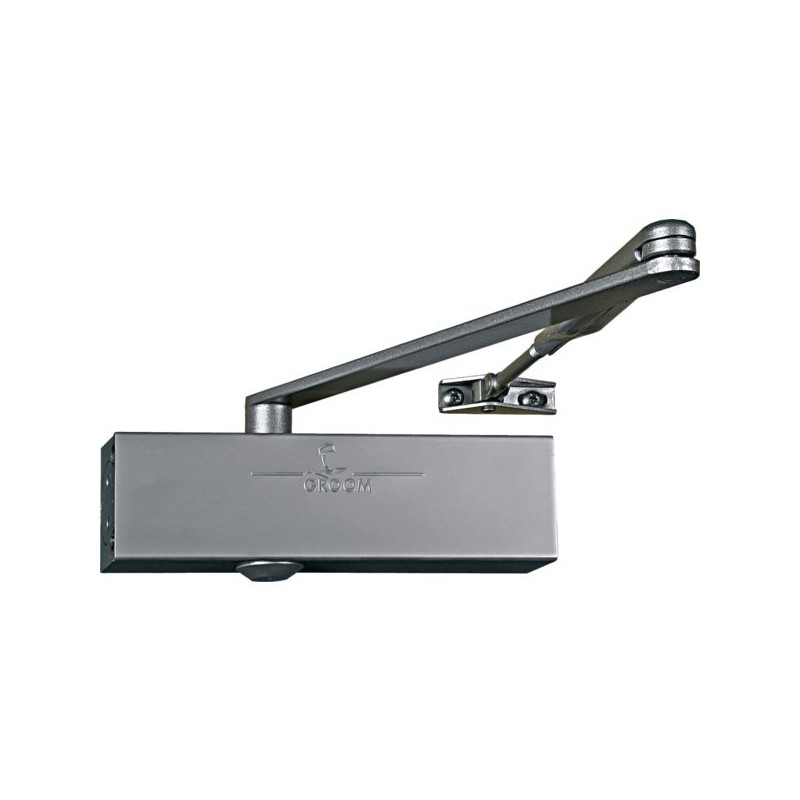 FERME PORTE GR200 BRAS REGLABLE STD ARGENT FORCE 2 À 4 - EN1154
