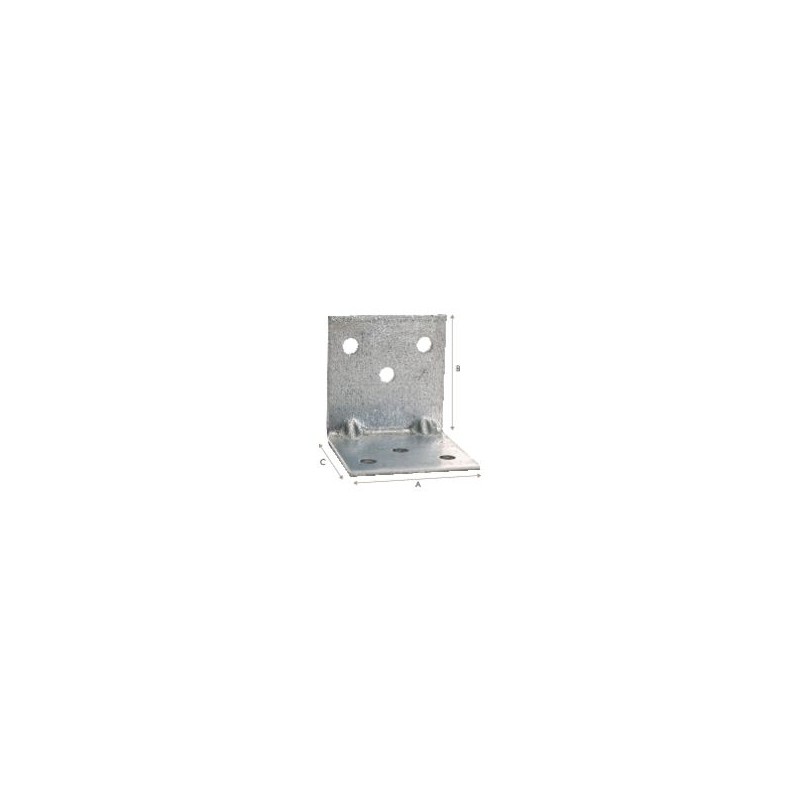 EQUERRE D'ASSEMBLAGE EA 40/40/40/2 BOITE DE 100