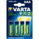 PILE RECHARGEABLE VARTA - BLISTER 4 ACCUS AA 2100 MAH PRET AL'EMPLOI