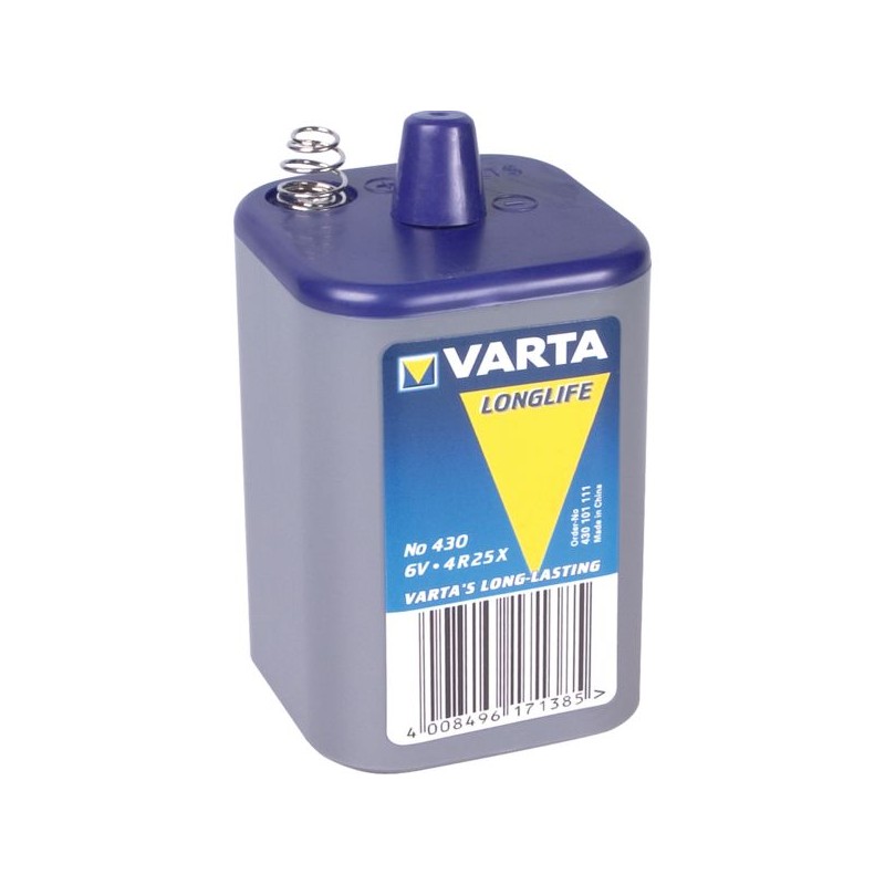 PILE ECOLI SALINE PLASTIQUE 6V CEI4R25 4 R25