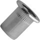 ECROU A SERTIR ACIER TETE PLATE RAINURE M12S BOX DE 100