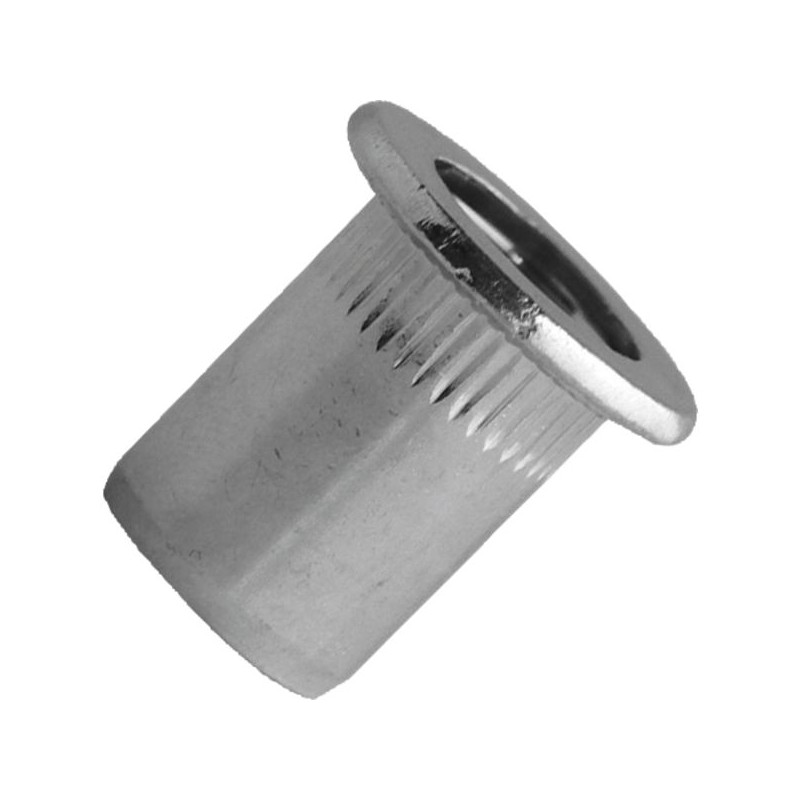 ECROU A SERTIR ACIER TP RAINURE M5 - SBOX DE 500