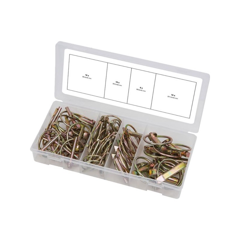 ASSORTIMENT DE GOUPILLES CLIPS 50 PCS