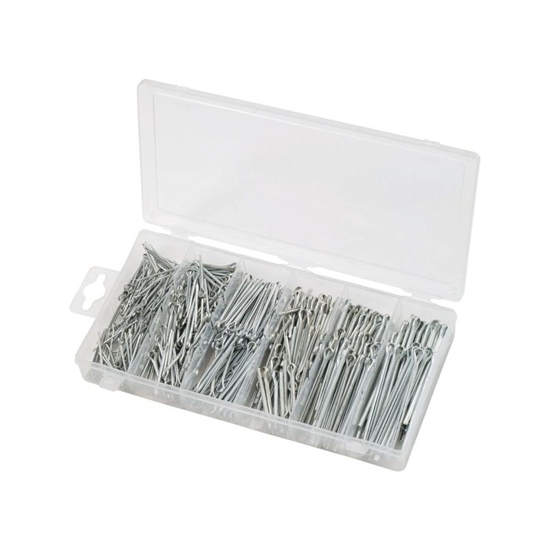 ASSORTIMENT DE GOUPILLESFENDUES 555 PCS