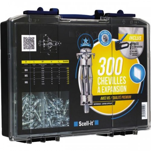 COFFRET 300 CHEVILLE + OUTIL DE POSE