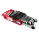 JEU 10 CLES MIXTES A CLIQUET BOITE CARTON MOB