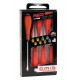 JEU 8 TOURNEVIS ROUGE (4F+2PH+2PZ) REDGRIP MOB